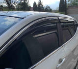 Nissan Qashqai 2014-2021 Deflectores de ventana con moldura cromada (Niken, 4 uds) foto 1