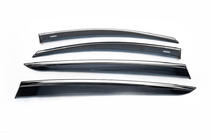 Kia Sportage 2015-2021 Deflectores de Ventana con Moldura Cromada (4 uds, Niken) foto 4