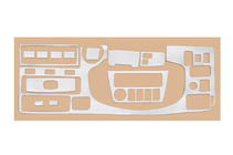 Toyota Rav 4 1996-2001 Cubiertas de Panel de Salpicadero Aluminio foto 3