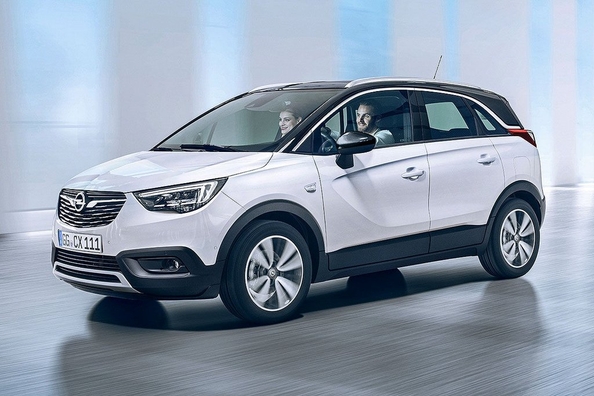Opel Crossland X equipa de gas de la instalación