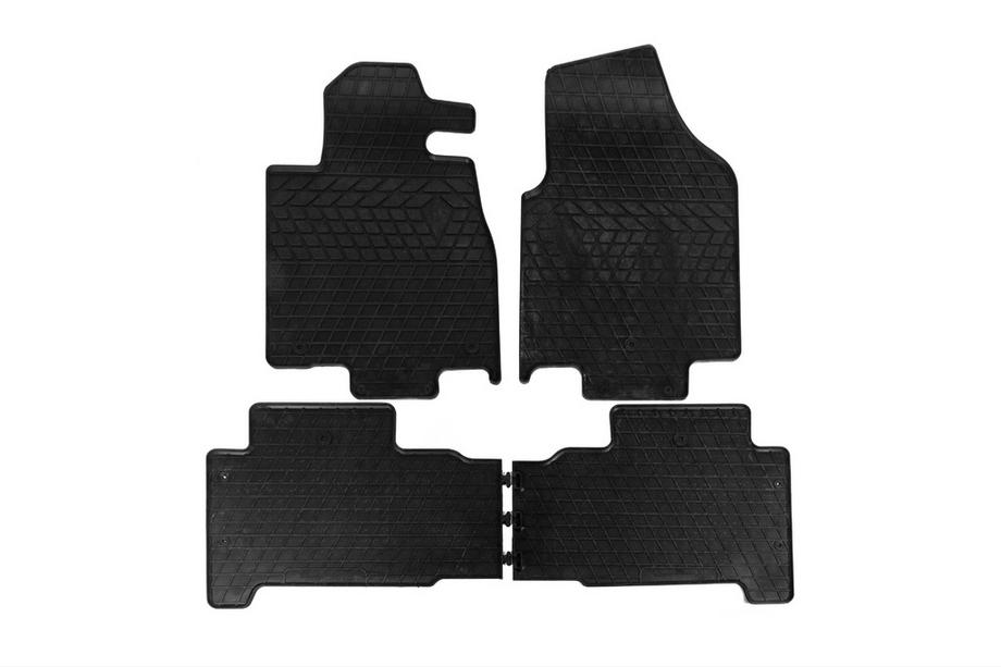 Acura MDX 2007-2013 Alfombrillas de goma Stingray negras (4 uds) Image