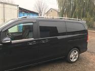 Mercedes Viano 2004-2014 Barras de techo grises Skyport (metal macizo) foto 3