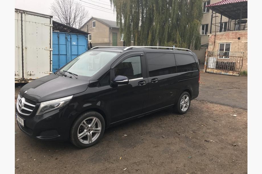 Mercedes Viano 2004-2014 Barras de techo grises Skyport (metal macizo) Batalla Corta (SHORT) Foto 6