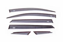 Hyundai Tucson TL 2016-2021 Deflectores de Ventana (6 uds, Perflex) foto 2