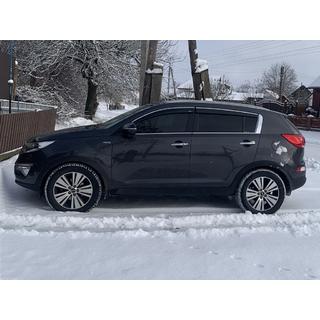 Deflectores de ventana con moldura cromada (4 uds, Niken) Kia Sportage 2010-2015 foto 1