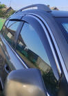 Chevrolet Captiva 2006-2019 Deflectores de ventana con moldura cromada (4 uds, Niken) foto 8