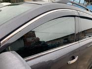 Chevrolet Captiva 2006-2019 Deflectores de ventana con moldura cromada (4 uds, Niken) foto 2