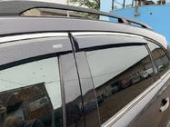 Chevrolet Captiva 2006-2019 Deflectores de ventana con moldura cromada (4 uds, Niken) foto 3