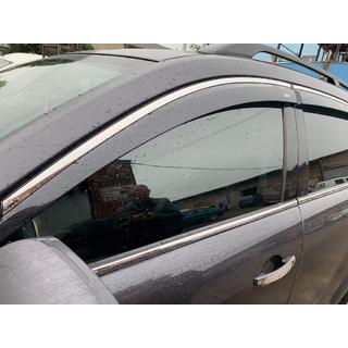 Deflectores de ventana con moldura cromada (4 uds, Niken) Chevrolet Captiva 2006-2019 foto 2