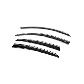 Deflectores de ventana con moldura cromada (4 uds, Niken) Honda Civic Sedan X 2016-2021 foto 3