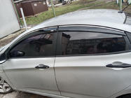 Hyundai Accent 2011-2017 Deflectores de Ventana con Moldura Cromada SD (4 uds, Niken) foto 1