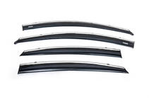 Hyundai Accent 2011-2017 Deflectores de Ventana con Moldura Cromada SD (4 uds, Niken) foto 4