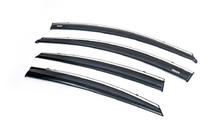 Hyundai Accent 2011-2017 Deflectores de Ventana con Moldura Cromada SD (4 uds, Niken) foto 5