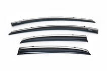 Hyundai I-30 2012-2017 Deflectores de Ventana con Moldura Cromada HB (4 uds, Niken) foto 2
