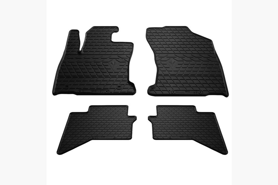 Toyota Hilux 2015- Alfombrillas de goma (4 uds, Stingray Premium) Image