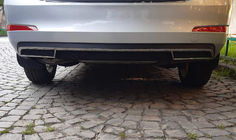 Skoda Octavia III A7 2013-2019 Embellecedor contorno del difusor trasero (2013-2017, acero inoxidable) foto 6
