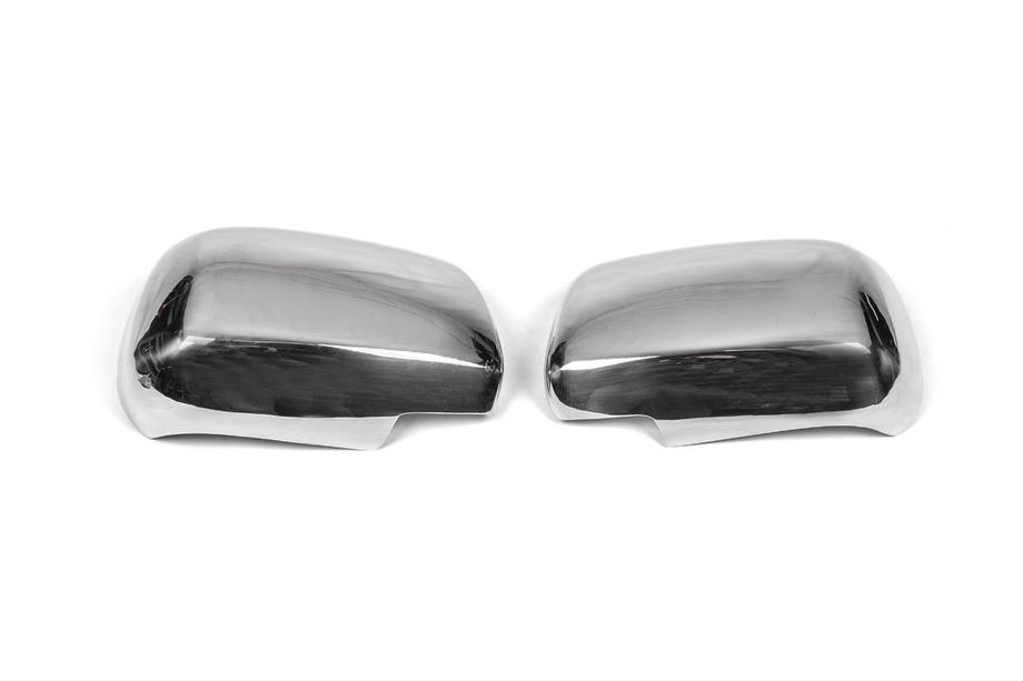 Toyota Hilux 2006-2015 Cubiertas de Espejos (2 uds., Acero Inoxidable) Plástico ABS Foto 2