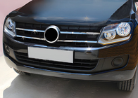 Volkswagen Amarok 2010-2022 Embellecedores de rejilla cromados 2010-2016 (tiras finas, 4 uds, acero inoxidable) foto 2
