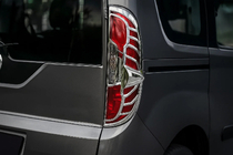Fiat Doblo II 2010-2022 Cubiertas cromadas para luces traseras (2015↗, 2 uds, plastico) foto 1
