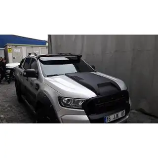 Visera de parabrisas LED V1 Ford Ranger 2011–2022 foto 2