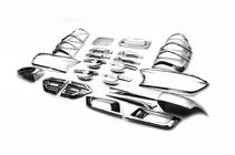 Ford Ranger 2011–2022 Juego de molduras 2015+ (Cromado ABS) foto 4