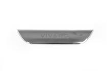 Opel Vivaro 2001–2015 Moldura cromada sobre la matrícula (inferior, acero inoxidable) foto 4