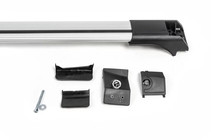 BMW X3 E83 2003-2010 Barras de techo para rieles sin cerradura Flybar V1 (2 uds) foto 5