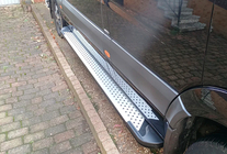 Mercedes Sprinter W906 2006–2018 Estribos Laterales Allmond Grey (2 uds., Aluminio) foto 6