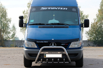 Mercedes Sprinter W901/902/903/904/905 1995–2006 Defensa Delantera WT004 (Acero Inoxidable) foto 1
