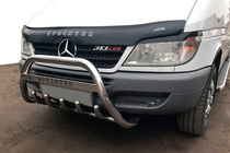 Mercedes Sprinter W901/902/903/904/905 1995–2006 Defensa Delantera WT004 (Acero Inoxidable) foto 4