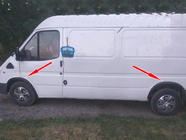 Ford Transit 1991-2000 Aletines de aleta (4 uds, negros) foto 1