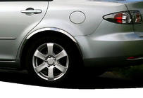 Mazda 6 2003-2008 Aletines de aleta (4 uds, acero inoxidable) foto 1