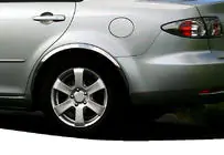 Mazda 6 2003-2008 Aletines de aleta (4 uds, acero inoxidable) foto 1