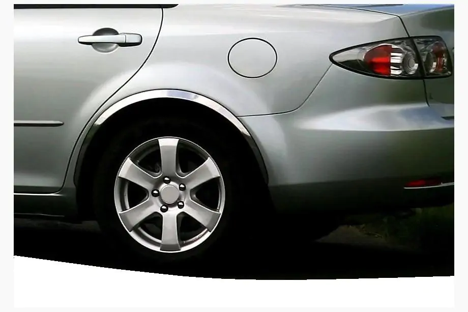 Mazda 6 2003-2008 Aletines de aleta (4 uds, acero inoxidable) Image