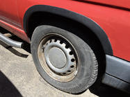 Mercedes Vito W638 1996-2003 Aletines de aleta (4 uds, negros) Plástico ABS foto 5