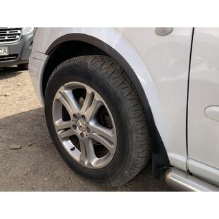 Aletines de aleta (4 uds, negros) Mercedes Vito W639 2004-2014 foto 2
