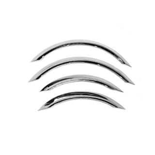 Aletines de aleta (4 uds, acero inoxidable) Mercedes C-class W202 1993-2001 foto 2