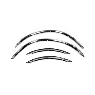 Aletines de aleta (4 uds, acero inoxidable) Mercedes C-class W203 2000-2007 foto 2