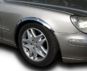 Mercedes S-class W220 1998-2005 Aletines de aleta (4 uds, acero inoxidable) foto 2
