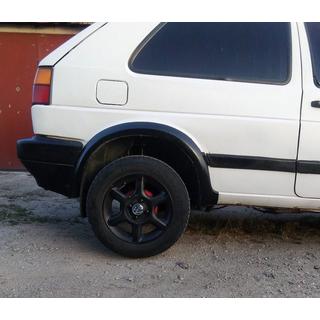 Aletines de aleta (4 uds, negros) Volkswagen Golf 2 1983-1992 foto 3