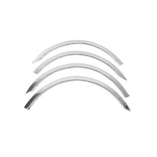 Molduras de aletas (2001-2010, 4 uds, acero inoxidable) Volkswagen Sharan 1995-2010 foto 1