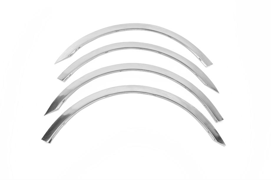 Volkswagen Sharan 1995-2010 Molduras de aletas (2001-2010, 4 uds, acero inoxidable) Image