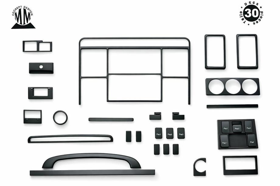 Land Rover Discovery I 1989-1999 Cubiertas de Panel de Salpicadero Image