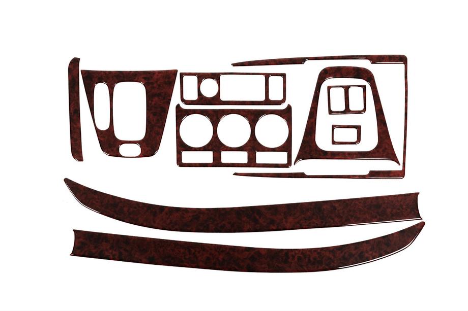 Land Rover Freelander I 1997-2006 Kit de molduras para salpicadero (2000-2003, 10 piezas) Aluminio Image