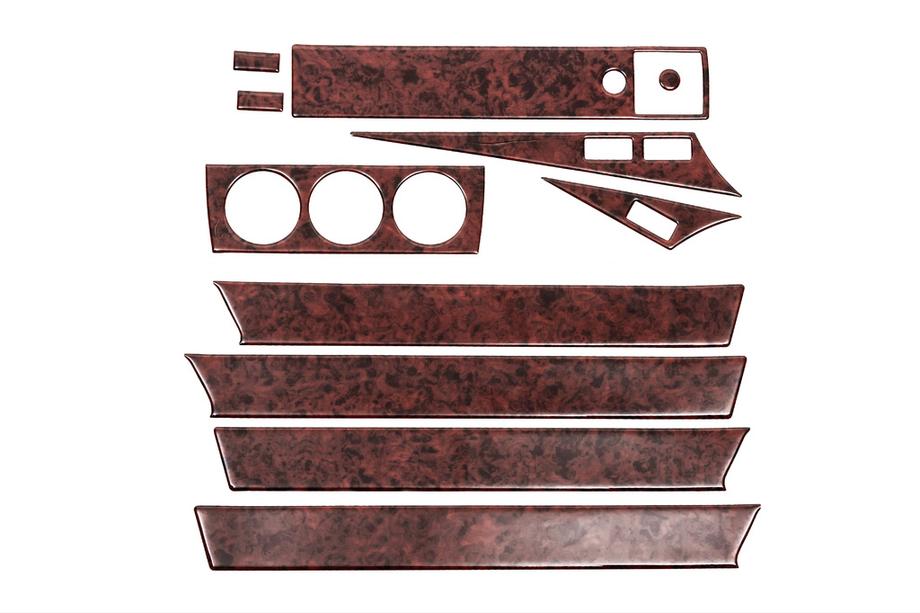 Mercedes W201 (190) 1982-1993 Juego de molduras para salpicadero (11 piezas) Aluminio Image