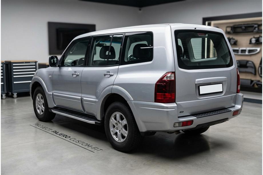 Mitsubishi Pajero Wagon III 1999-2006 Estribos laterales Fullmond (2 uds., aluminio) Image