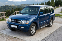 Mitsubishi Pajero Wagon III 1999-2006 Estribos Laterales Sunrise (2 uds., Aluminio) foto 1
