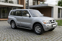 Mitsubishi Pajero Wagon III 1999-2006 Estribos Laterales Maydos V1 (2 uds., Aluminio y Acero Inoxidable) foto 1