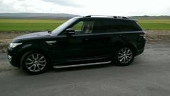 Range Rover Sport 2014-2022 Barras de Techo Skyport (Gris) foto 2
