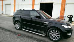 Range Rover Sport 2014-2022 Barras de Techo Skyport (Negro) foto 9